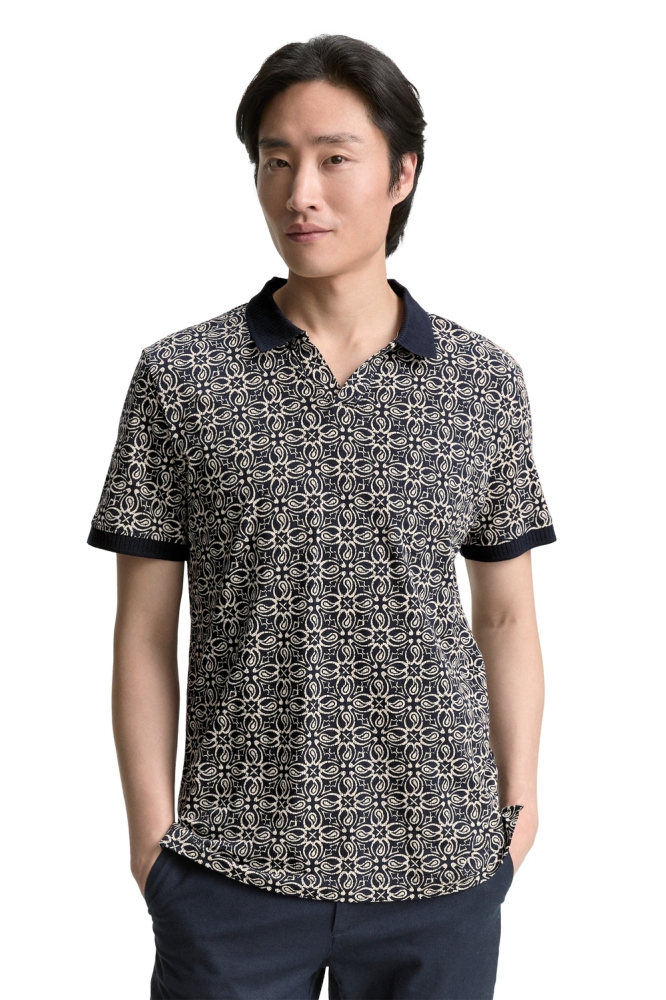JERSEY POLOSHIRT MET PRINT 1046776XX10 37936